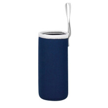 Funda de neopreno para botella de agua, color azul marino, 355-560 ml (12-19,4 oz).