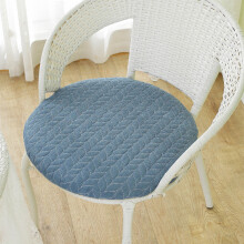 Rund sittepute til kontorstol, tykk, 12x12 tommer