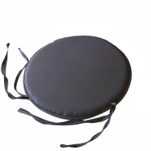 Coussin rond imperméable capitonné pour chaise de bistrot, avec liens