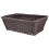 Geweven plastic opbergmand in rotanstijl, 24 x 7,87 x 1