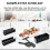 Sushi making tool kit, 10-piece sushi making tool kit, reusable as a gift for 5