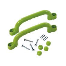Asa de escalada de plástico para casitas de juegos de exterior.