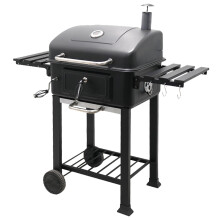 BBQ Smoker XL Grill Folding Tables Adjustable Pan