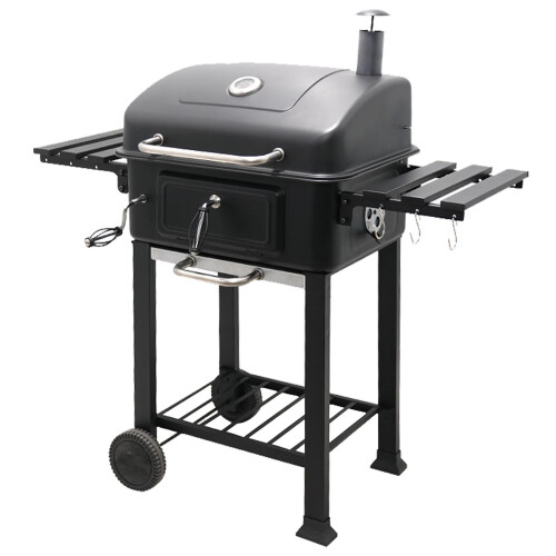 House of Home BBQ Smoker XL Grill Folding Tables Adjustable Pan