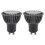Pacote com 2 lâmpadas LED GU10 7W 6000K brancas 1