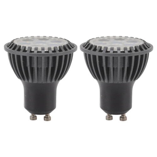 Pacote com 2 lâmpadas LED GU10 7W 6000K brancas