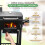House of Home BBQ Smoker XL Grill Folding Tables Adjustable Pan 4