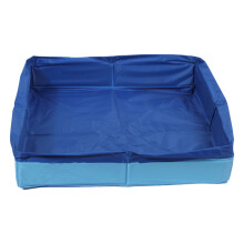 Kokoontaitettava koiranallas – tukeva PVC, liukumaton pohja, 50x8 cm