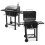 House of Home BBQ Smoker XL Grill Folding Tables Adjustable Pan 10
