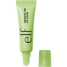 e.l.f. Squeeze Me Lip Balm, Moisturizing Lip Balm for A Sheer Tint of Color, Infused with Hyaluronic Acid, Vegan & Cruelty-Free- Honeydew