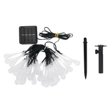 Solcellelyslenker 30 LED 5 m IP65 Utendørs
