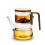 Γυάλινη τσαγιέρα με εγχυτήρα, 740ml, βοριοπυριτικό + ανοξείδωτο 1