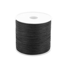 0,5 mm vokset polyester lædertråd – 106 m spole