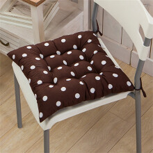 Stuhlkissen mit Polka-Dot-Muster, 40 x 40 cm, Sitzkissen aus Polyester