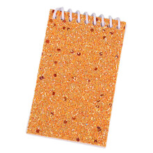 Kis dupla tekercses jegyzetfüzet, 20 lapos, vonalazás nélküli, 6x10 cm