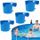 Portavasos para piscinas elevadas – Plástico, 1