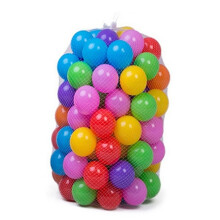 Pelotas para piscina de bolas de 2,2 pulgadas, 8 colores, 100 unidades, bolsa de malla de PE