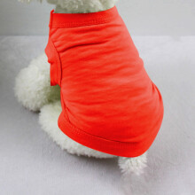 Gilet per cani caldo e morbido, tinta unita, rosso, taglia piccola