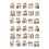 Floraler Journal-Stickerbogen – Europäischer Stil, 1 Bogen 1