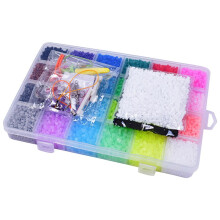 Kit de mărgele termofuzibile de 2,6 mm cu 24 de culori și accesorii