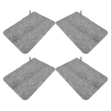 Grey Felt Sauna Bench Pad 48 x 33 cm