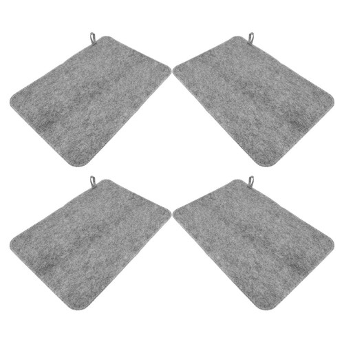 Grey Felt Sauna Bench Pad 48 x 33 cm