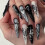 Faux ongles gothiques-kawaii Y2K – Texture 3D, réutilisables 1