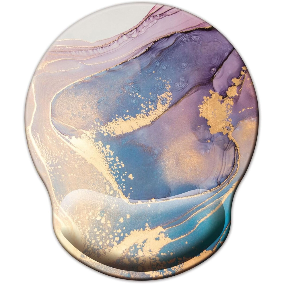 Ergonomic Mouse Pad With Memory Foam Wrist Rest And 9058772174321