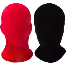 Confezione da 2 maschere integrali in spandex per Halloween e feste
