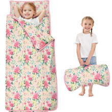 Tapis de sieste pour tout-petit avec oreiller et couverture – Coton-Polyester