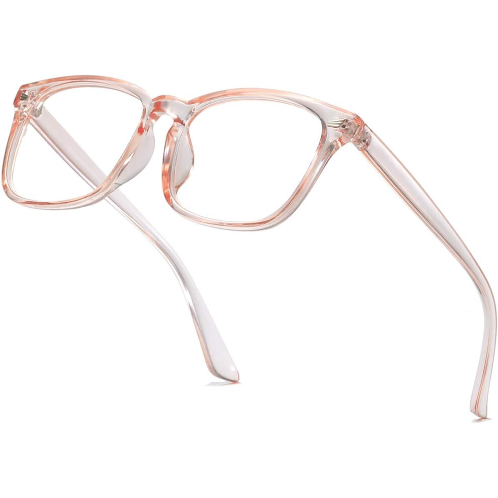 Unisex Square Clear Lens Eyeglasses