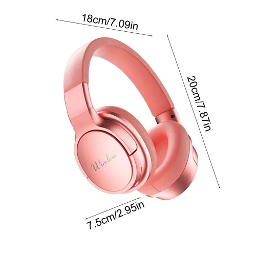 Wireless Bluetooth Over-Ear ANC Headphones with Microphone 2