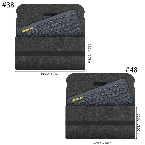 Keyboard sleeve case for Logitech K380 K480 wool felt 2