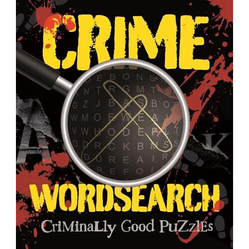 Crime Wordsearch by Eric Saunders Paperback Book