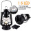 Lanterne tempête LED vintage, à piles, avec variateur. 2