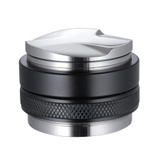 Nivelador de café de acero inoxidable con cabezal doble desmontable