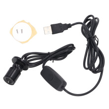 Mini spot LED USB reglabil, 5V – cap de 20 mm