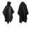 Multifunktionaler Regenponcho / wasserdichte Plane / Matte Black 1