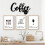 Plaque murale métallique « Café » 30 x 18 cm 5