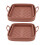 2-Pack Silicone Fryer Liner Tray with Handles 1