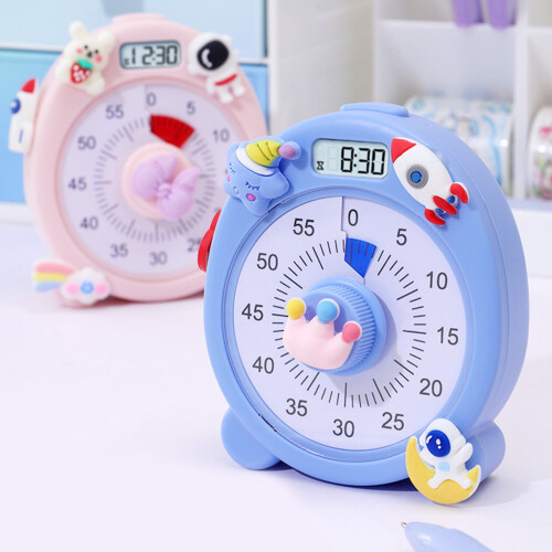 Visuell studietimer Stille 60-minutters magnetisk nedtelling 1