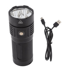 LED zseblámpa, 8000LM, 5 üzemmód, IPX6 alumínium kültéri zseblámpa