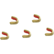 Lot de 5 boucles de corde d'arc pour fixation de repose-flèche, accessoires de tir à l'arc