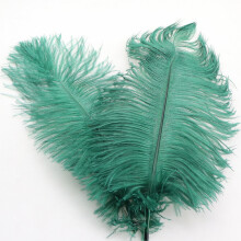 Plumas decorativas de penas de avestruz, 32 cm