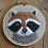 Raccoon Punch Needle Kit for Beginners – DIY Embroidery 1