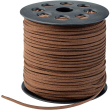 Kávébarna velúr zsinór3mm x100yard