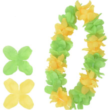 Hawaiian Garland Kaulakoru Hawaii Garland Hula Dance Accessory Tropical Luau Party