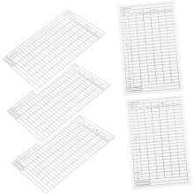 Score Recording Supply Stylish Golf Scorebook Lightweight Portable PU Paper Material Scratch-Resistant Water-Proof