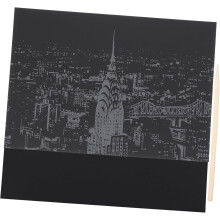 Lot de 2 cartes à gratter en papier pour farces et farces, affiches, photos de la maison, vue nocturne, bricolages de rétablissement