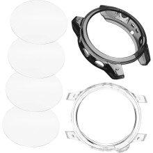 44 mm:n kellonsuojakellot kellonsuojakuori kellonsuojakotelo, kello 4, suojakellonsuoja, suojakotelo, kellokotelo, kaksivärinen